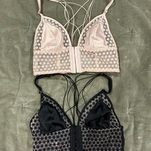 Victoria's Secret Lace Bras - Black and Cream
